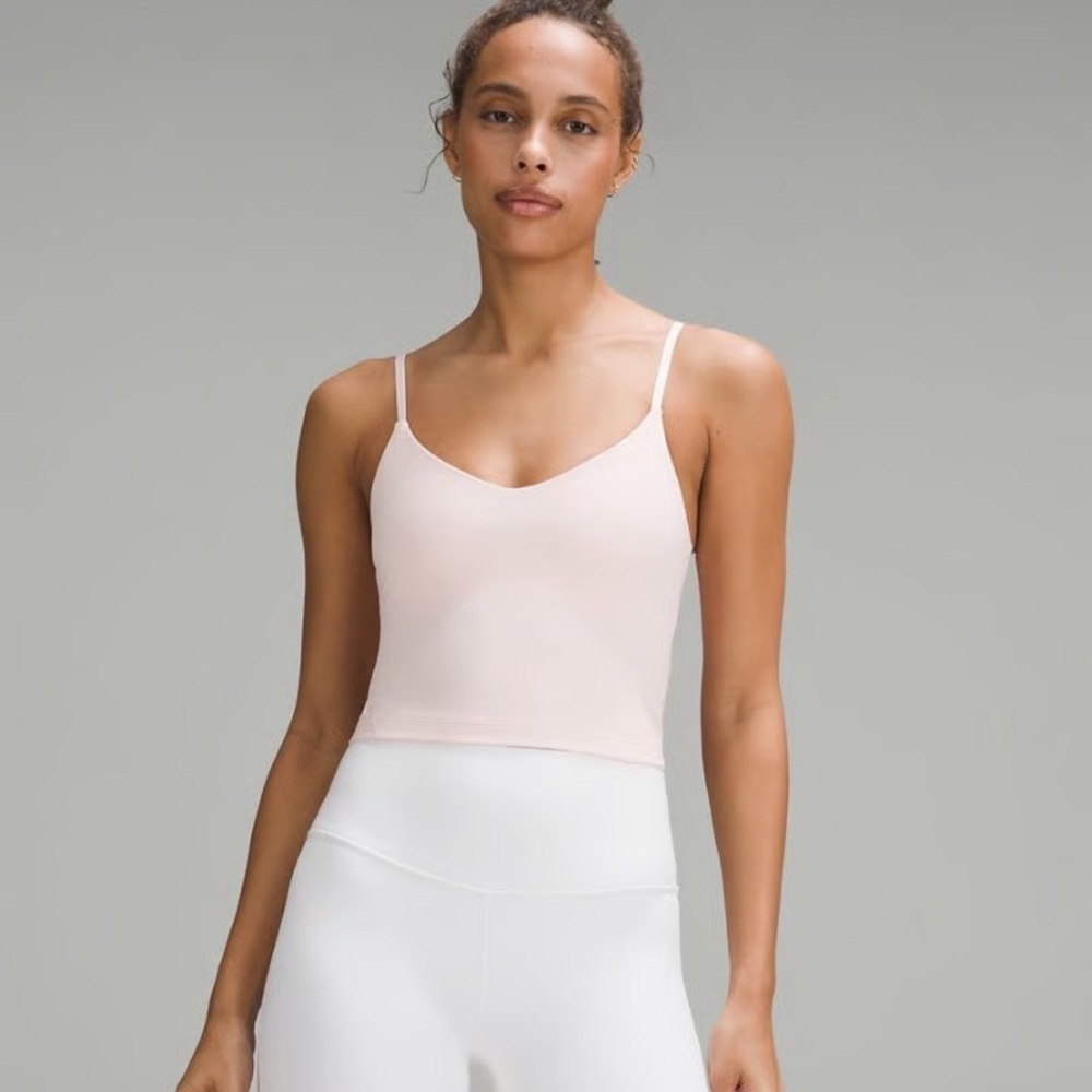 lululemon athletica Pink Fitted Crop Camisole